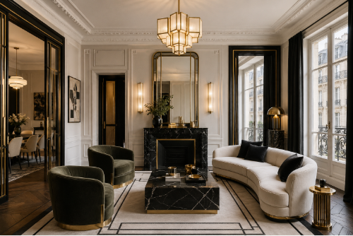 Art déco dans la rénovation intérieure : codes, inspirations et intégration haut de gamme