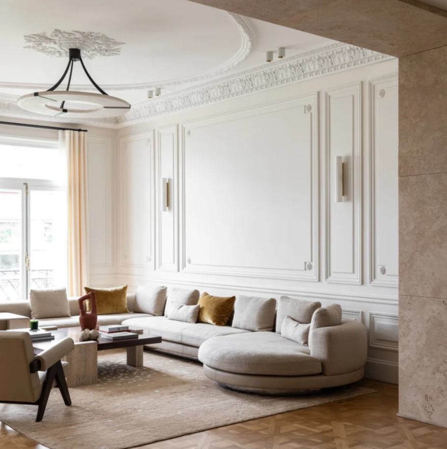 appartement haussmannien réaménagé